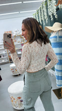 Load image into Gallery viewer, Chelsea Lace Knit Crop Top