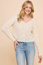Load image into Gallery viewer, By The Beach Sweater Top
