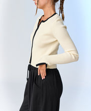 Load image into Gallery viewer, Aria Rib-Knit Top White