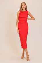 Load image into Gallery viewer, One Shoulder Night Out Midi Dress