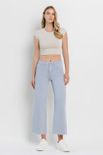Load image into Gallery viewer, Olivia Crop Wide Leg Jean Gray