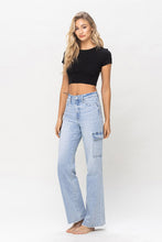 Load image into Gallery viewer, Alyssa Super High Rise Cargo Jeans