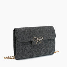 Load image into Gallery viewer, Frost Glitter Gem Bow Evening Crossbody Bag