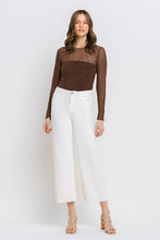Load image into Gallery viewer, Olivia Crop Wide Leg Jean White