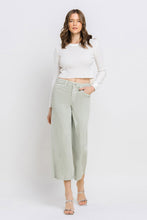 Load image into Gallery viewer, Olivia Crop Wide Leg Jean Sage
