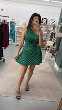 Load image into Gallery viewer, Pleated Dreams Mini Dress