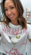 Load image into Gallery viewer, Socialite Club Dirty Martini Cropped Tee