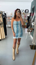 Load image into Gallery viewer, Here For The Lace Denim Dress