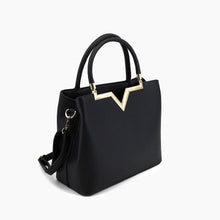 Load image into Gallery viewer, Veronica Fall Satchel Purse Black