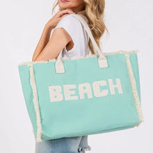 Load image into Gallery viewer, Summer Beach Fringe Tote Bag