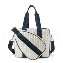 Load image into Gallery viewer, Judy Pickle Ball Tote Pearl White