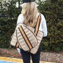 Load image into Gallery viewer, Judy Puffer Pickle Ball Tote Beige