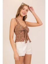 Load image into Gallery viewer, Daisy Canyon Tie-Front Top