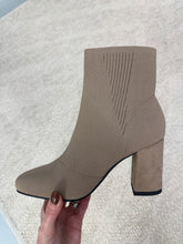 Load image into Gallery viewer, Mia Braxton Booties Dark Sand