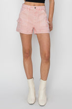 Load image into Gallery viewer, New Bestie Cargo Shorts Pink
