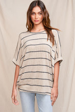 Load image into Gallery viewer, Stripe Dolman Top
