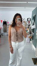 Load image into Gallery viewer, Brick By Brick Front Tie Vest