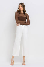 Load image into Gallery viewer, Olivia Crop Wide Leg Jean White