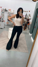 Load image into Gallery viewer, Joleen Bell Bottom Pants Black