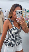 Load image into Gallery viewer, Sweetheart Peplum Crop Top
