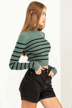 Load image into Gallery viewer, Classy Babe Ribbed Crop Top