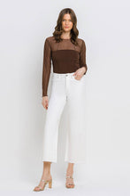Load image into Gallery viewer, Olivia Crop Wide Leg Jean White