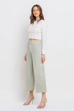 Load image into Gallery viewer, Olivia Crop Wide Leg Jean Sage