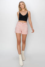 Load image into Gallery viewer, New Bestie Cargo Shorts Pink
