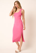 Load image into Gallery viewer, Slinky Ribbed Midi Dress
