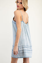 Load image into Gallery viewer, Snow Washed Tencel Mini Dress