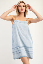 Load image into Gallery viewer, Snow Washed Tencel Mini Dress