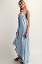 Load image into Gallery viewer, Sleeveless Chambray High-Low Dress
