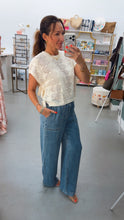 Load image into Gallery viewer, Elegant Crochet Knit Top