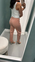 Load image into Gallery viewer, Olivia Crop Wide Leg Jean Blush