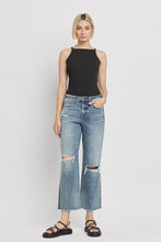 Load image into Gallery viewer, Punctual High Rise Slim Wide Jeans