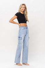Load image into Gallery viewer, Alyssa Super High Rise Cargo Jeans