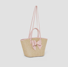 Load image into Gallery viewer, Veronica Polka Straw Tote