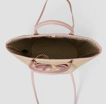Load image into Gallery viewer, Veronica Polka Straw Tote