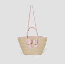 Load image into Gallery viewer, Veronica Polka Straw Tote
