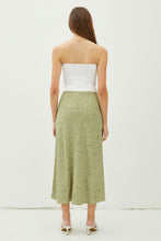 Load image into Gallery viewer, Spring Wishes Floral Skirt Sage
