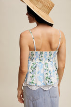 Load image into Gallery viewer, Garden Lace Peplum Top