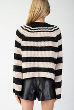 Load image into Gallery viewer, Belle Stripe Sweater Top
