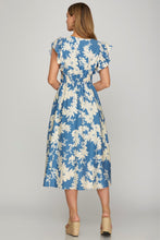 Load image into Gallery viewer, Flutter Away Midi Dress