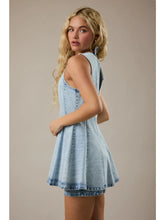 Load image into Gallery viewer, Blue Jean Baby Romper