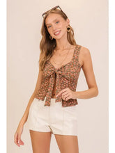 Load image into Gallery viewer, Daisy Canyon Tie-Front Top