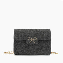Load image into Gallery viewer, Frost Glitter Gem Bow Evening Crossbody Bag