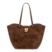 Load image into Gallery viewer, Harper Faux Suede Tote Bag