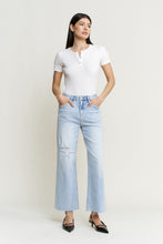 Load image into Gallery viewer, Cloudy Day Super High Wide Leg Jeans