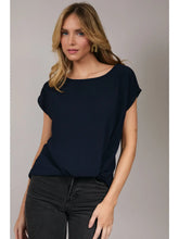 Load image into Gallery viewer, Twist & Shout Top Navy