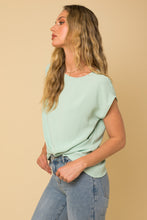 Load image into Gallery viewer, Twist & Shout Top Sage